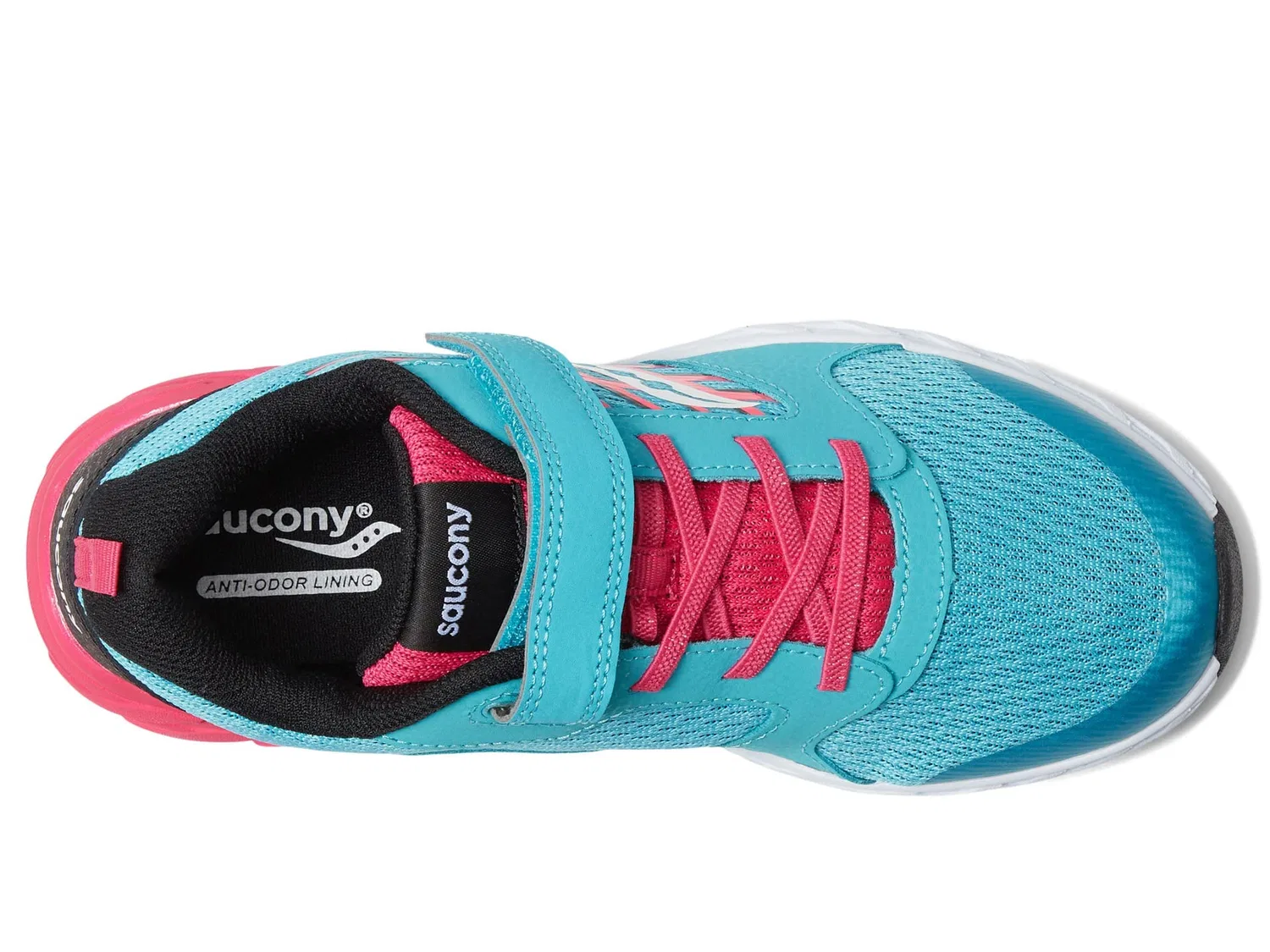 Детские кроссовки для мальчиков Wind A/C 2.0 Saucony, Turkish Pink Black — фото 2