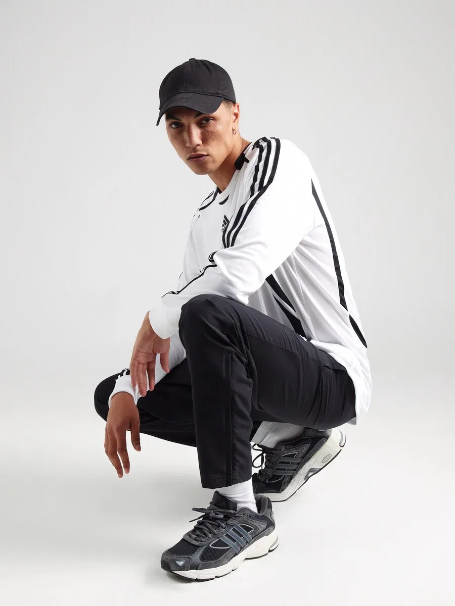 Спортивные брюки ADIDAS PERFORMANCE Tapered Workout Pants 'Entrada 22' черного цвета — фото 3