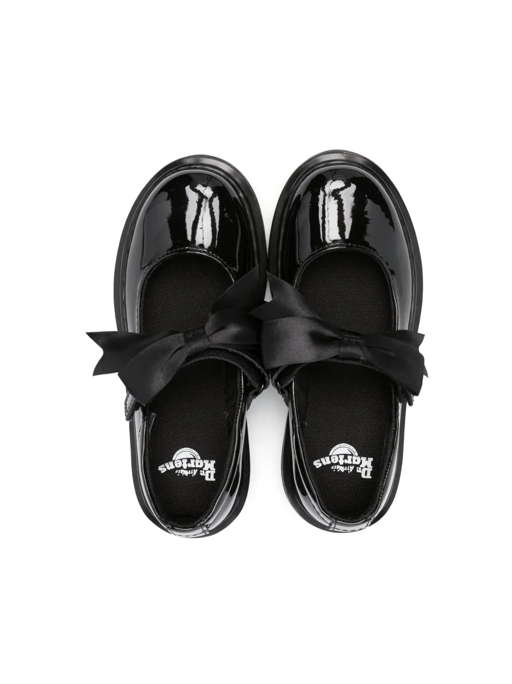 Лакированные балетки Maccy Dr. Martens Kids, черный — фото 3