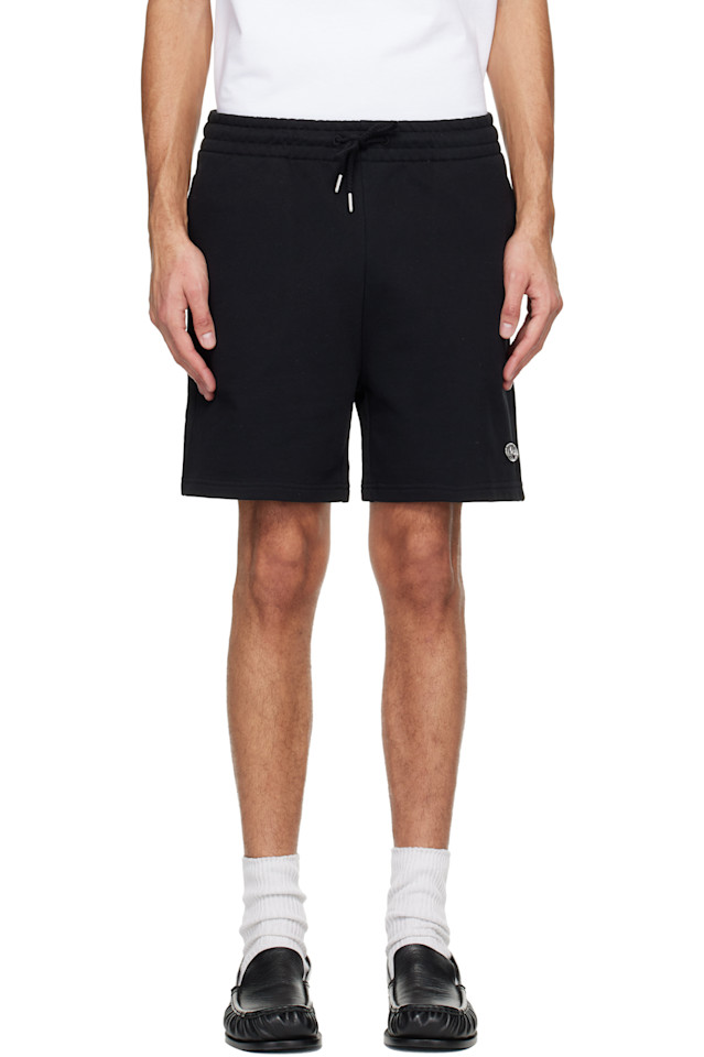 

Casablanca Черные спортивные шорты с искаженным логотипом