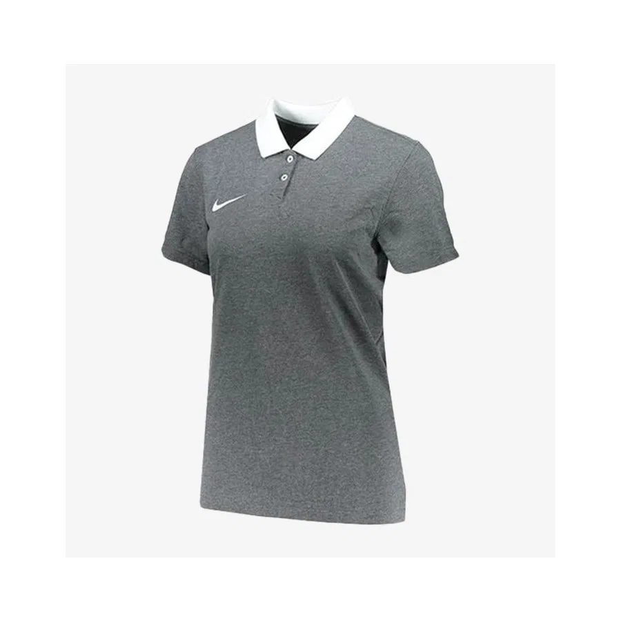 Женское поло Nike Dri-FIT Park20 с коротким рукавом, Серый