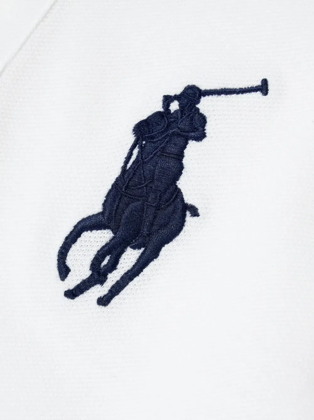 Футболка-поло Big Pony Polo Ralph Lauren Kids, белый — фото 4