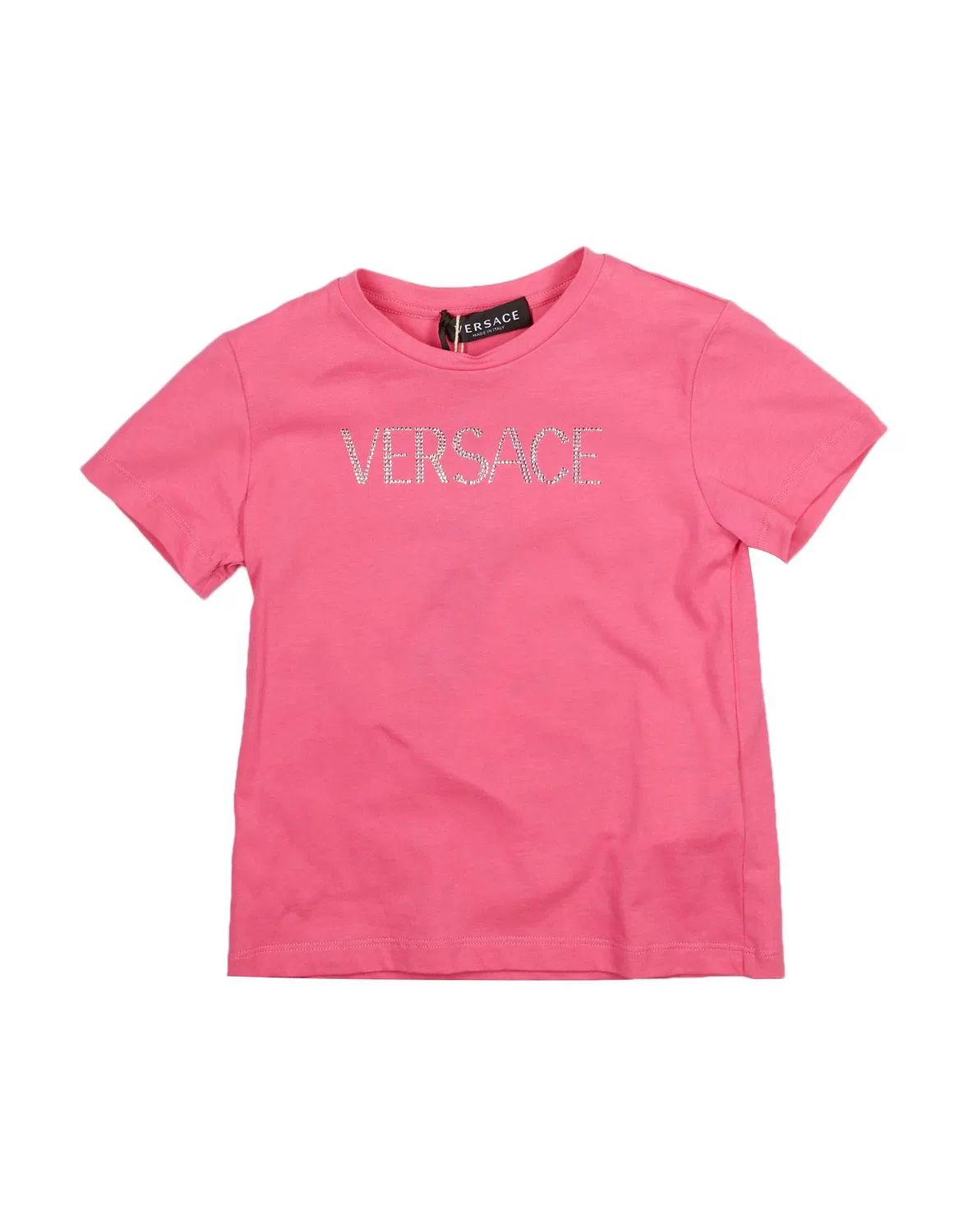 Детская футболка для девочек хлопковая Versace Young, фуксия