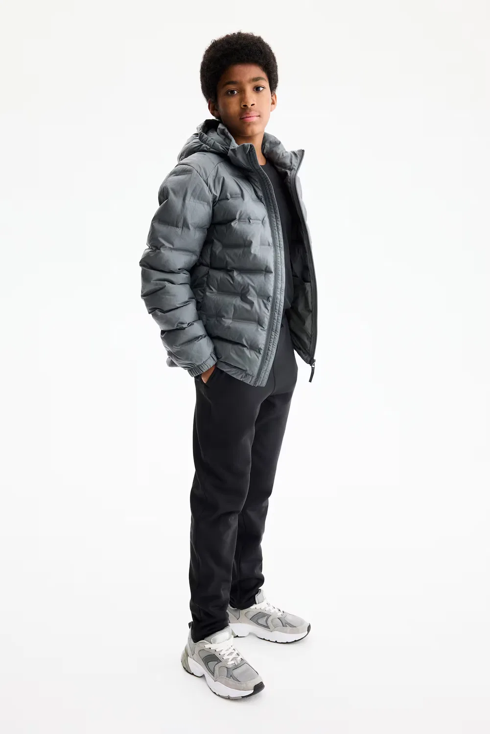 Теплые спортивные штаны для бега с технологией ThermoMove H&M, Schwarz