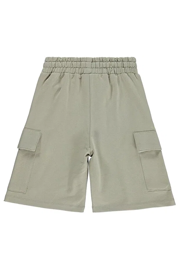 Детские шорты карго для мальчиков Basic cargo pocket capri Civil Boys, Soft Gray — фото 2