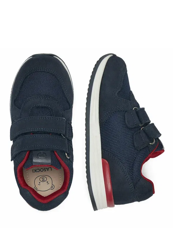 Кроссовки на липучках из кожи Lasocki Kids CEO CI12 blue, синий — фото 3