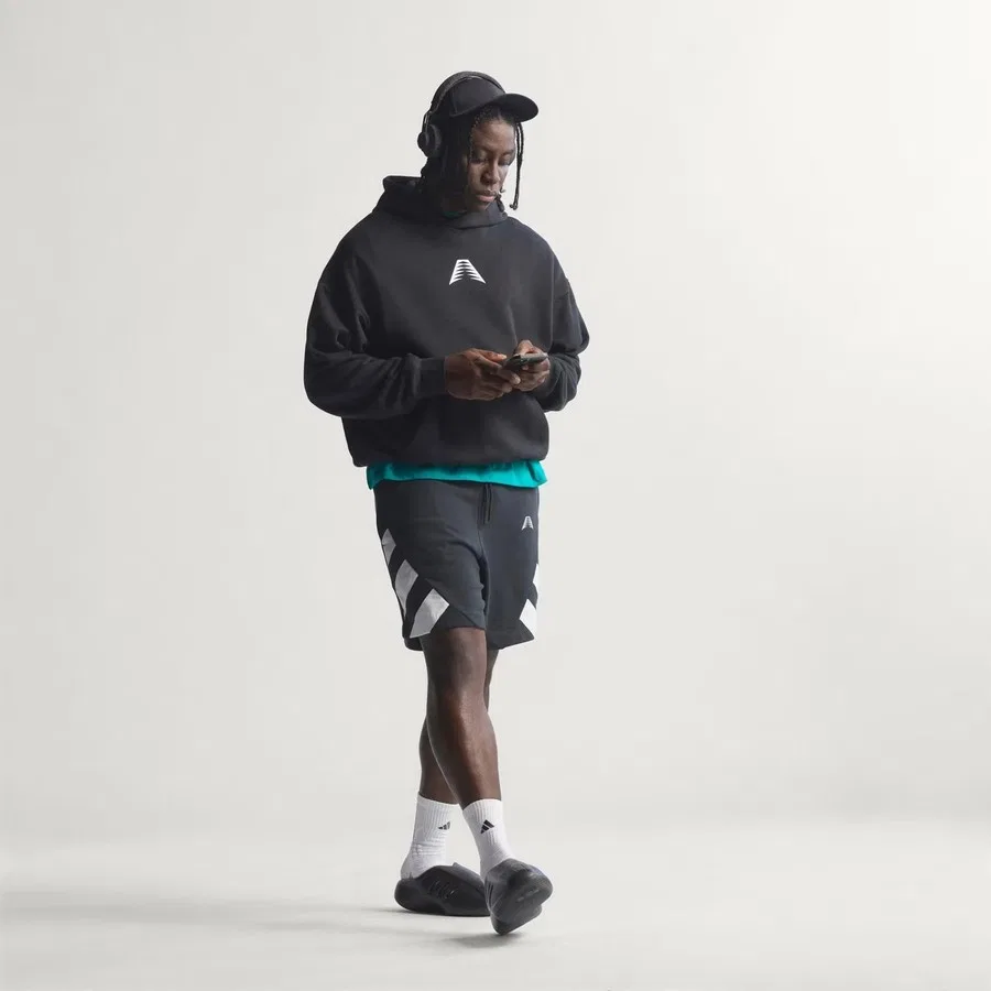 Шорты спортивные с карманами Anthony Edwards Foundation adidas, Черный — фото 3