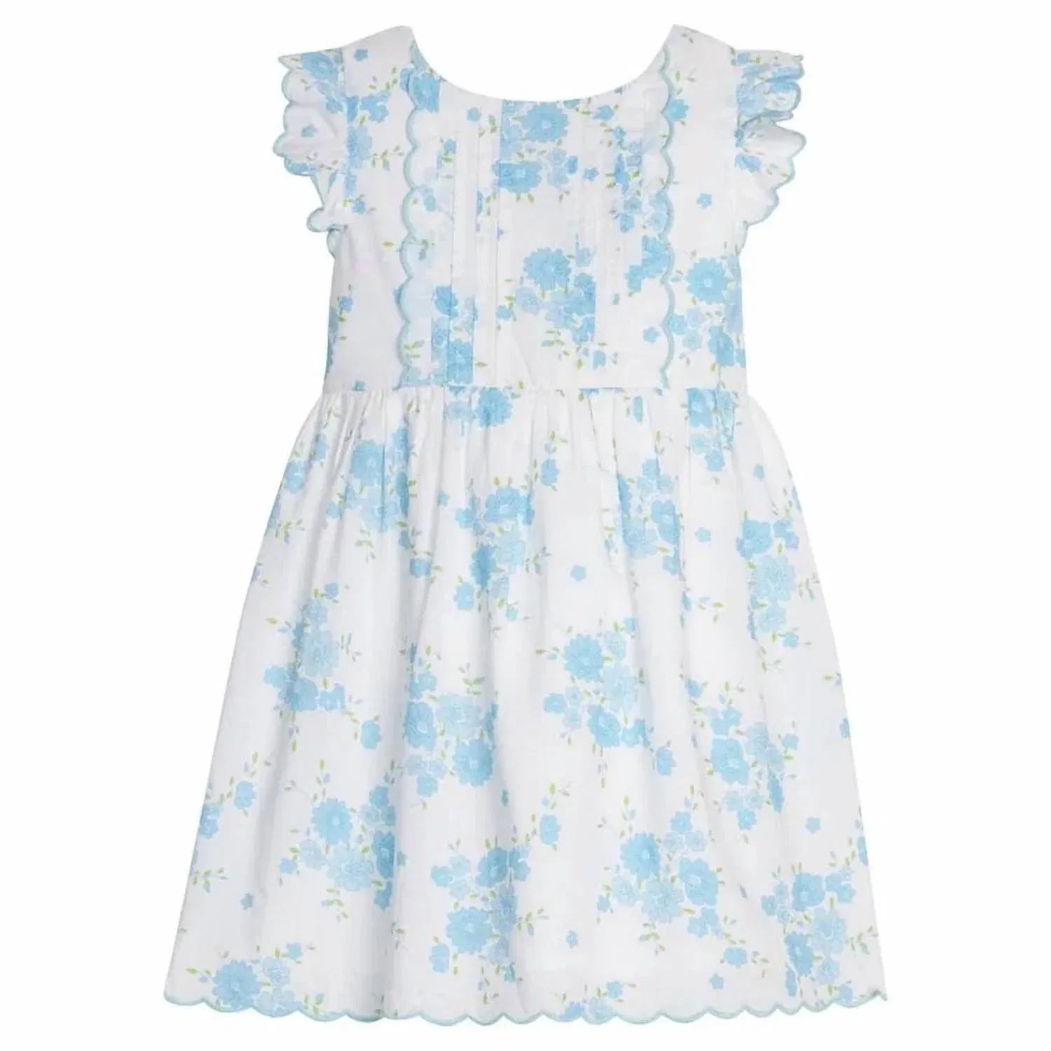 Детское платье-сарафан для девочек с оборками Mila Sundress LITTLE ENGLISH, Turks Floral — фото 3