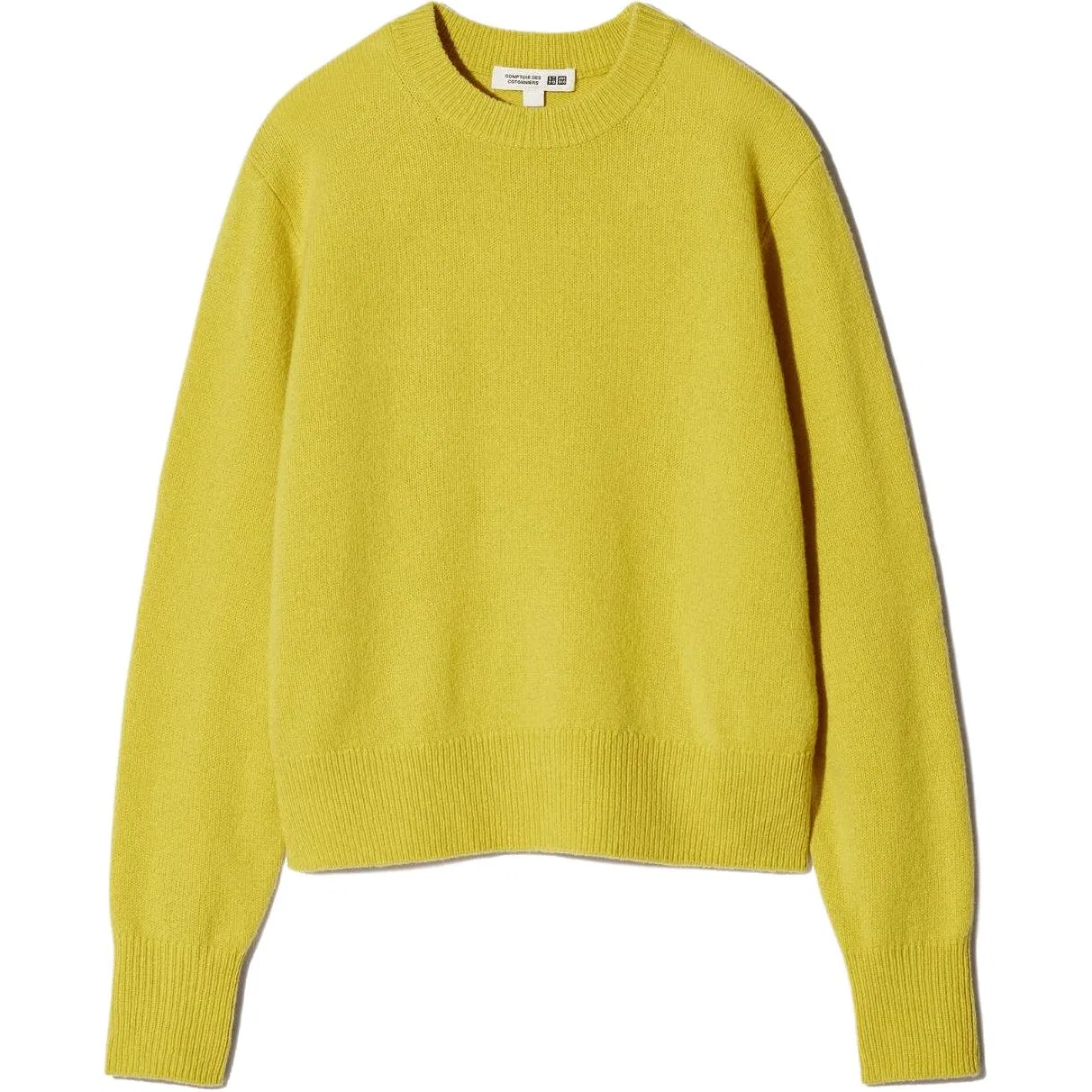Женский джемпер с круглым вырезом Comptoir Des Cotonniers UNIQLO, Light Yellow
