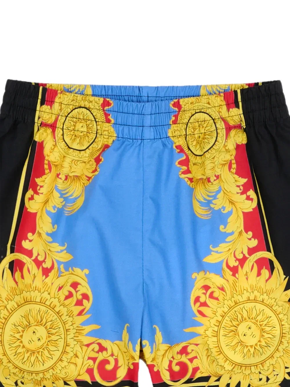 Шорты в морскую тематику Barocco Versace Kids, золотой — фото 3