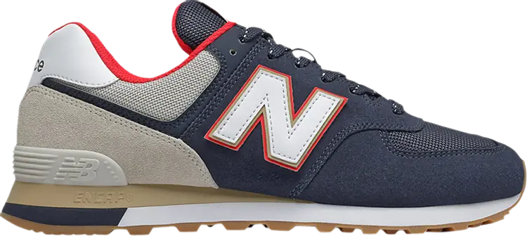 

Кроссовки New Balance 574 'Navy Energy Red', синий