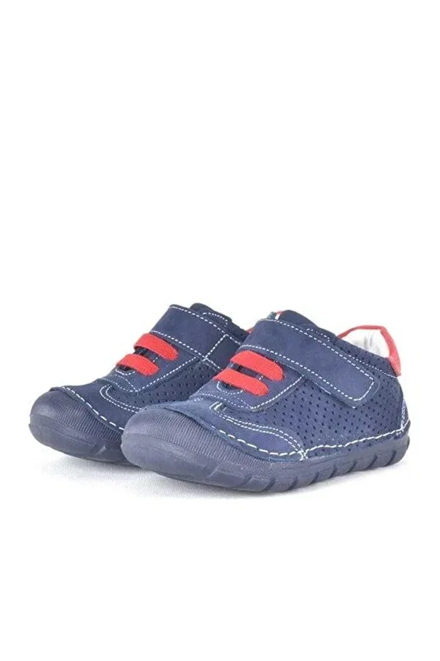 Детские туфли для мальчиков с ортопедической стелькой Şeker Bebe, Navy Blue — фото 3