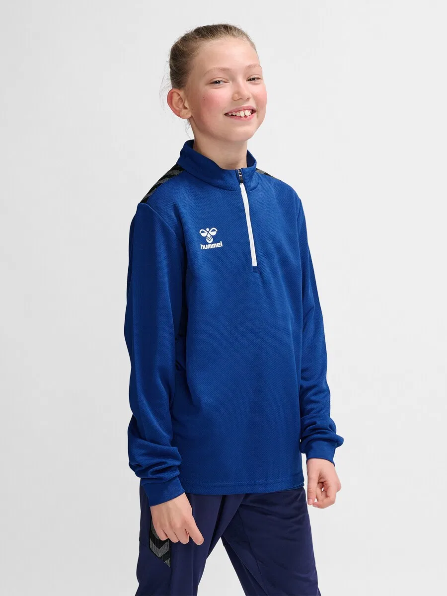 Спортивная толстовка Hummel 'Authentic' кобальтово-синего цвета — фото 4