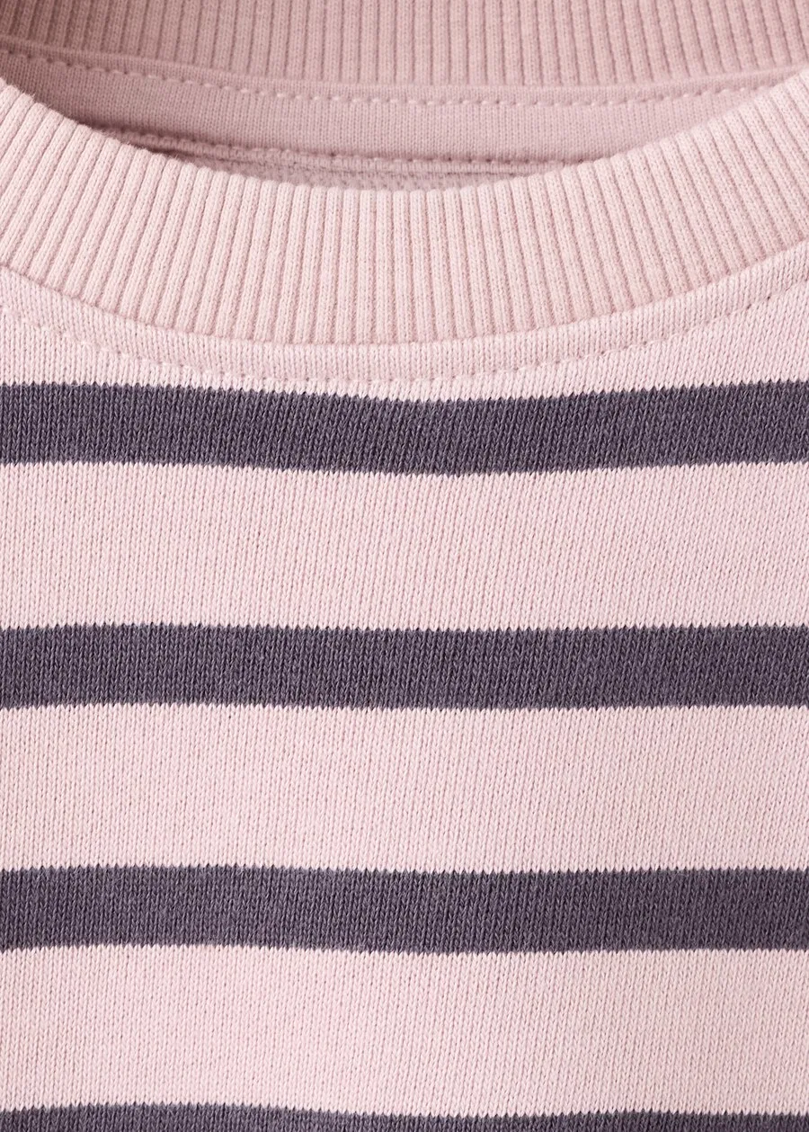 Детский свитер MANGO KIDS розового цвета — фото 3