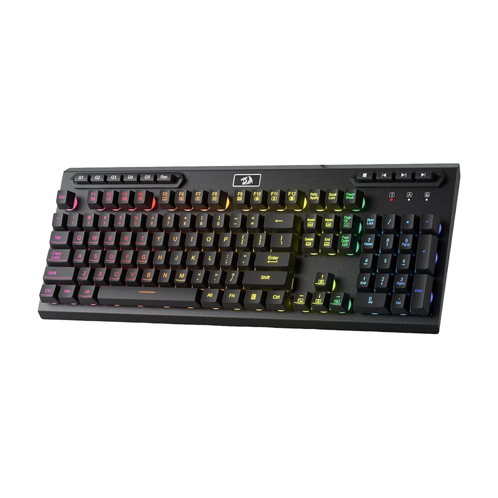 

Клавиатура игровая Redragon Aditya K513, мембранная, черный, английская раскладка