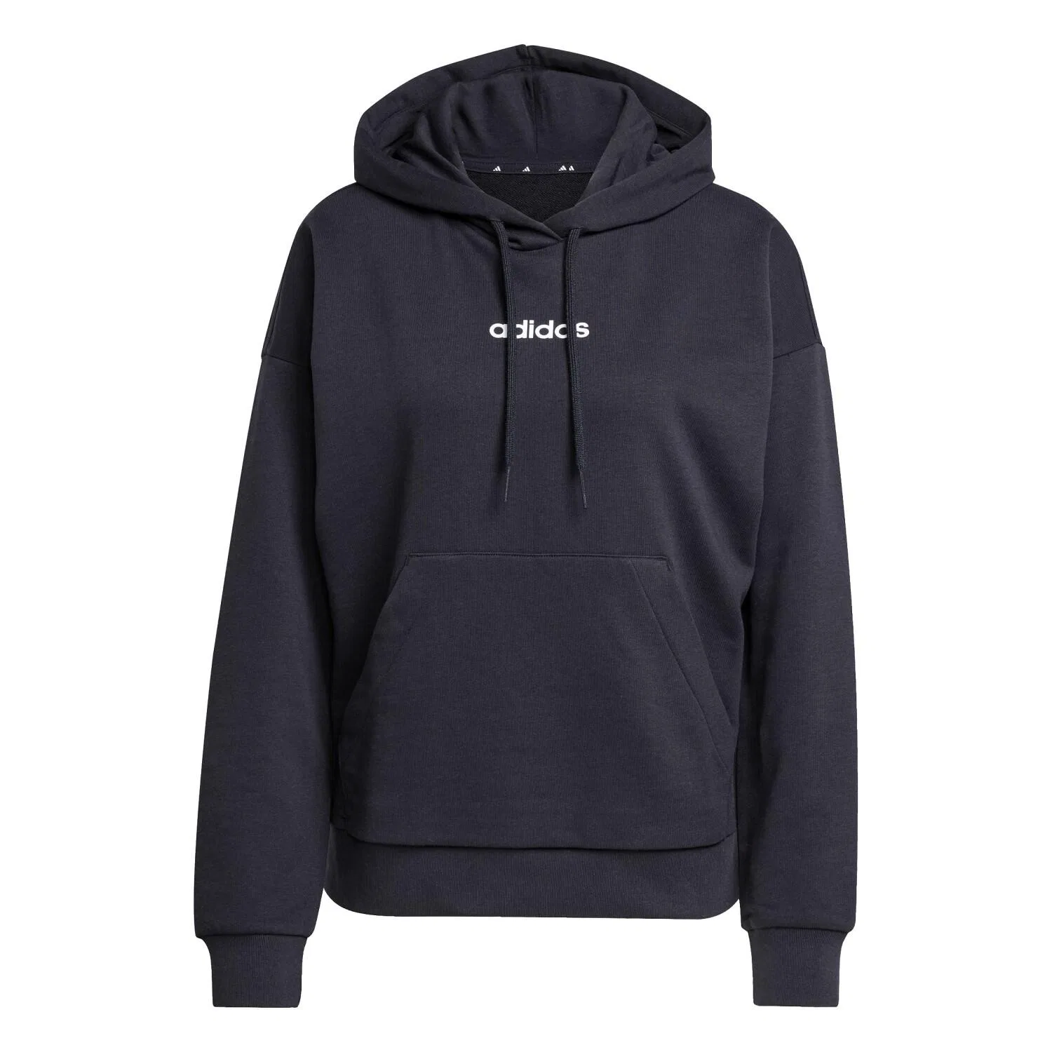 Женское худи с капюшоном и принтом Adidas, Schwarz
