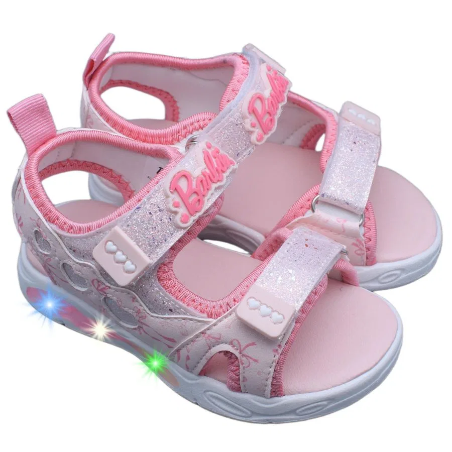 Сандалии с подсветкой Barbie Light-Up Sandals, Light Pink Heart