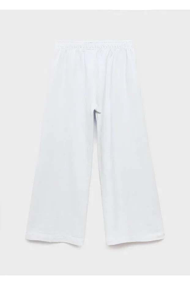 Детские штаны-джоггеры для девочек хлопковые Mango Kids, Sky Blue — фото 3