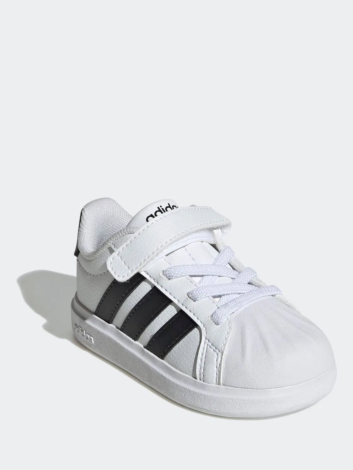 Кроссовки с эластичной шнуровкой adidas White Street Talk, белый — фото 3