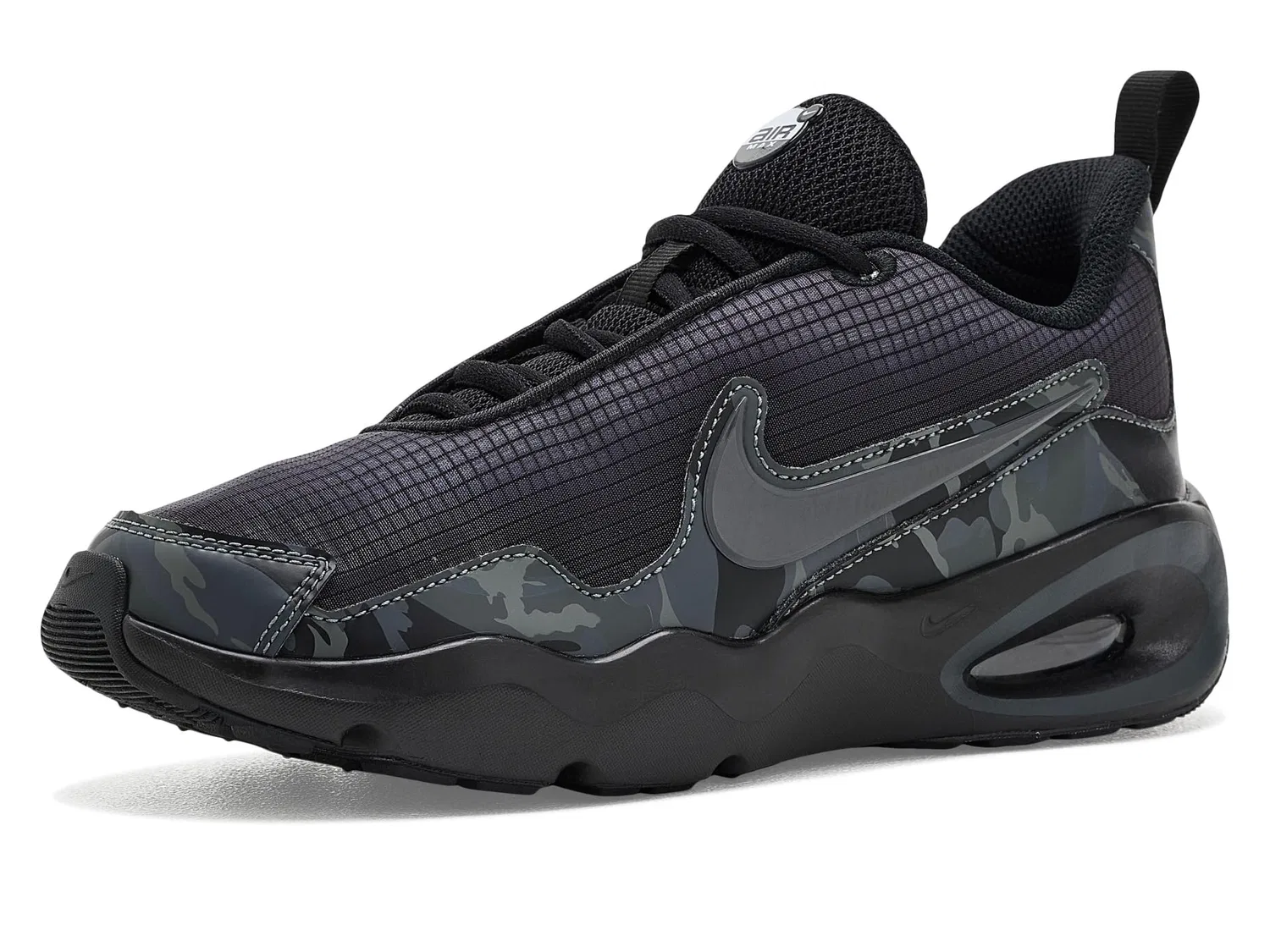 Кроссовки Air Max Nova Camo (для больших детей) Nike Kids, Black/Iron Grey/Dark Smoke Grey/Off Noir — фото 2