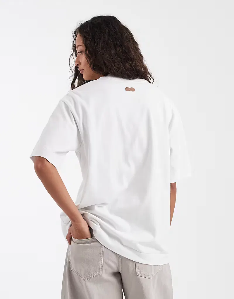 Футболка Nike Luxe с логотипом, белый — фото 4