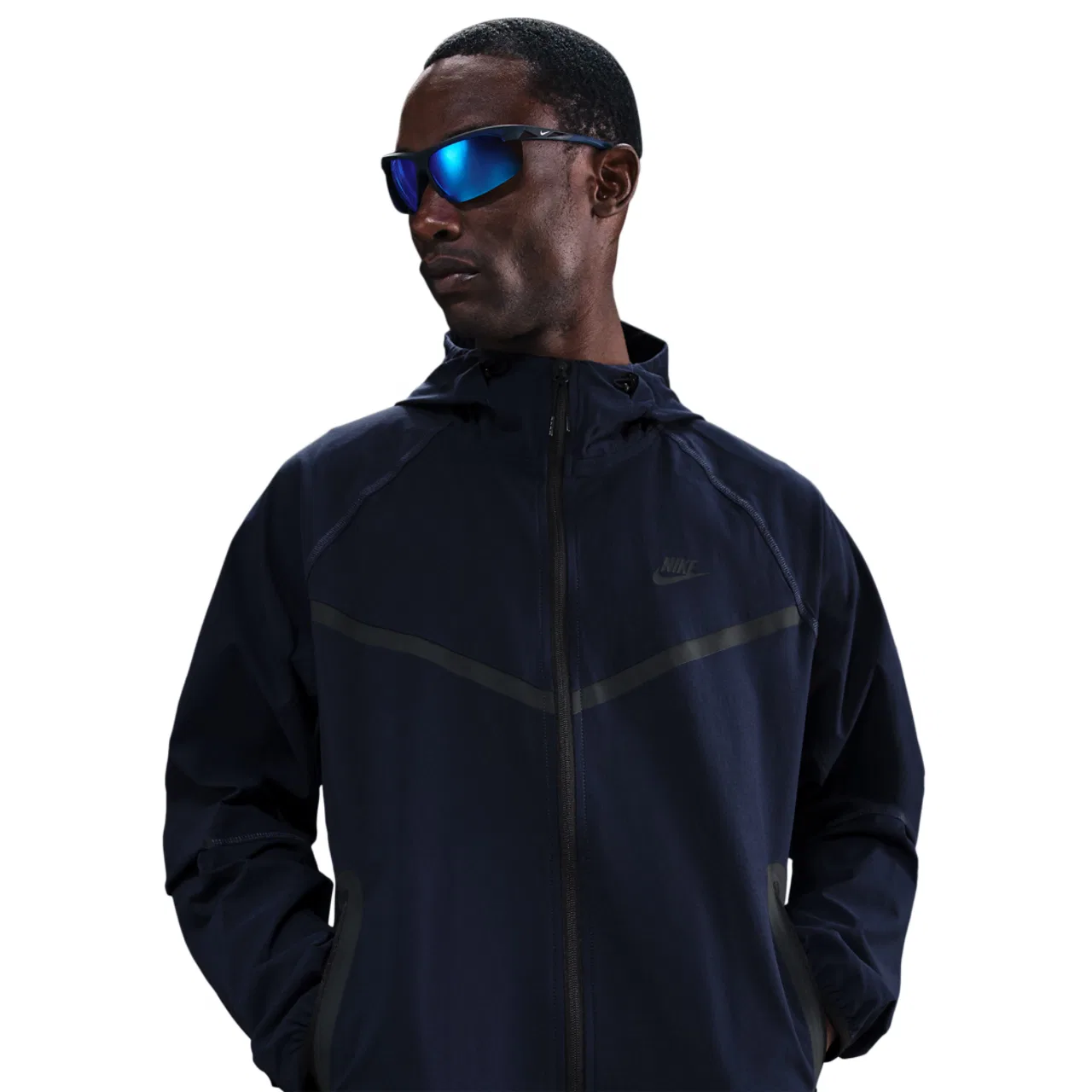 Мужская куртка Tech Woven WR Full-Zip Nike, цвет Obsidian/Obsidian/Black