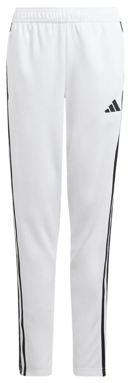 Брюки тренировочные для мальчиков Tiro 25 Essentials Adidas, белый/черный — фото 4