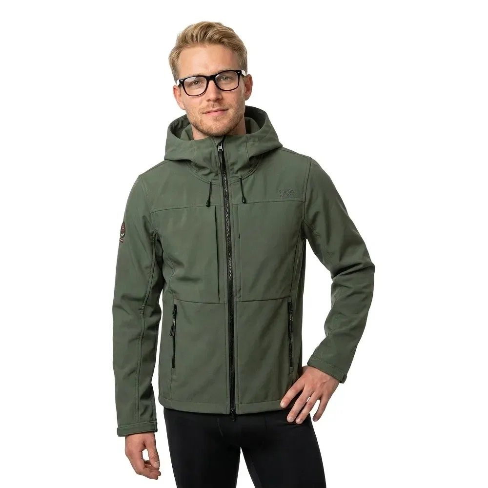 Куртка Softshell Trekker Superdry, зеленый — фото 3