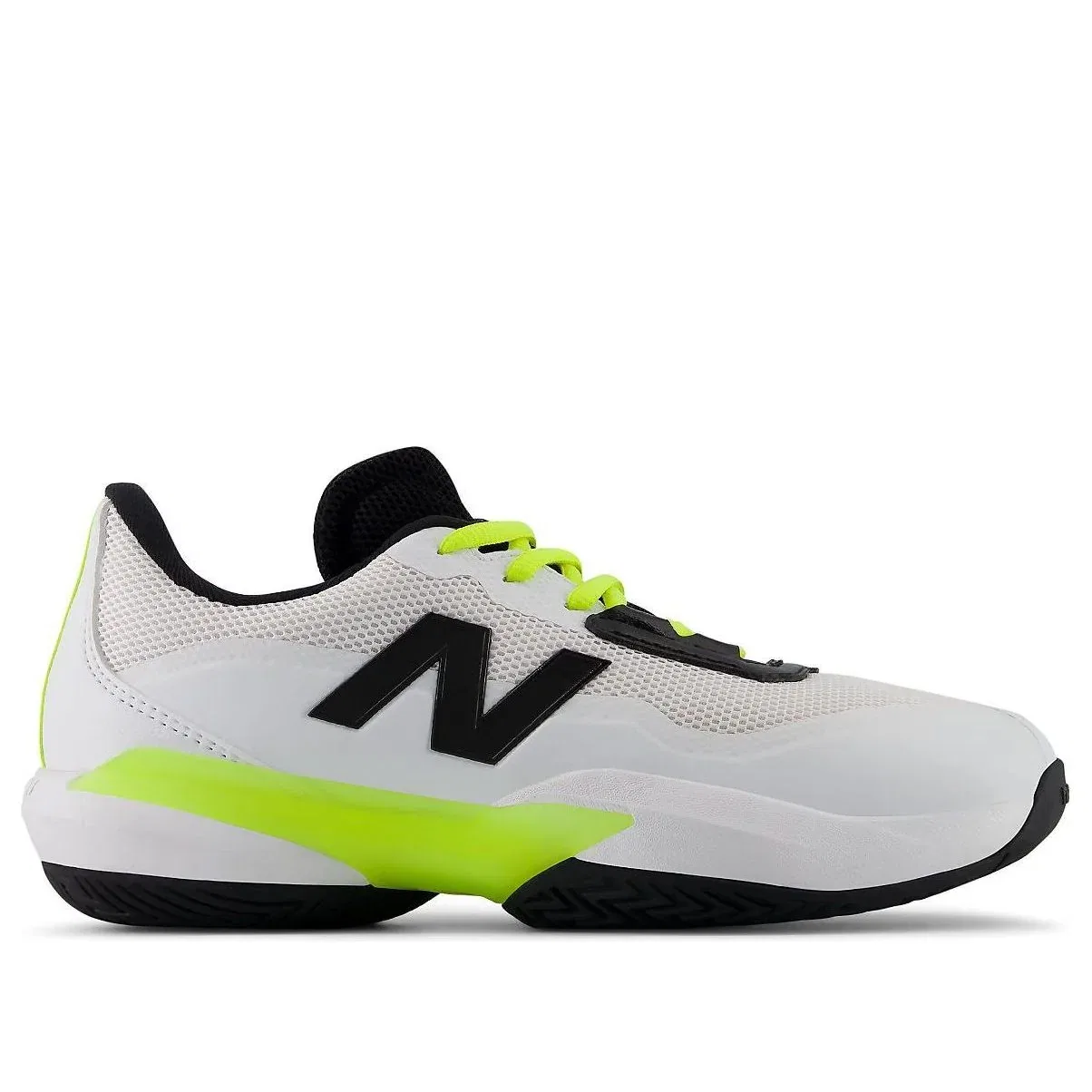 Детские кроссовки с текстильным верхом FuelCell 996v7 'White Black Volt' New Balance, White/Black/Volt — фото 2