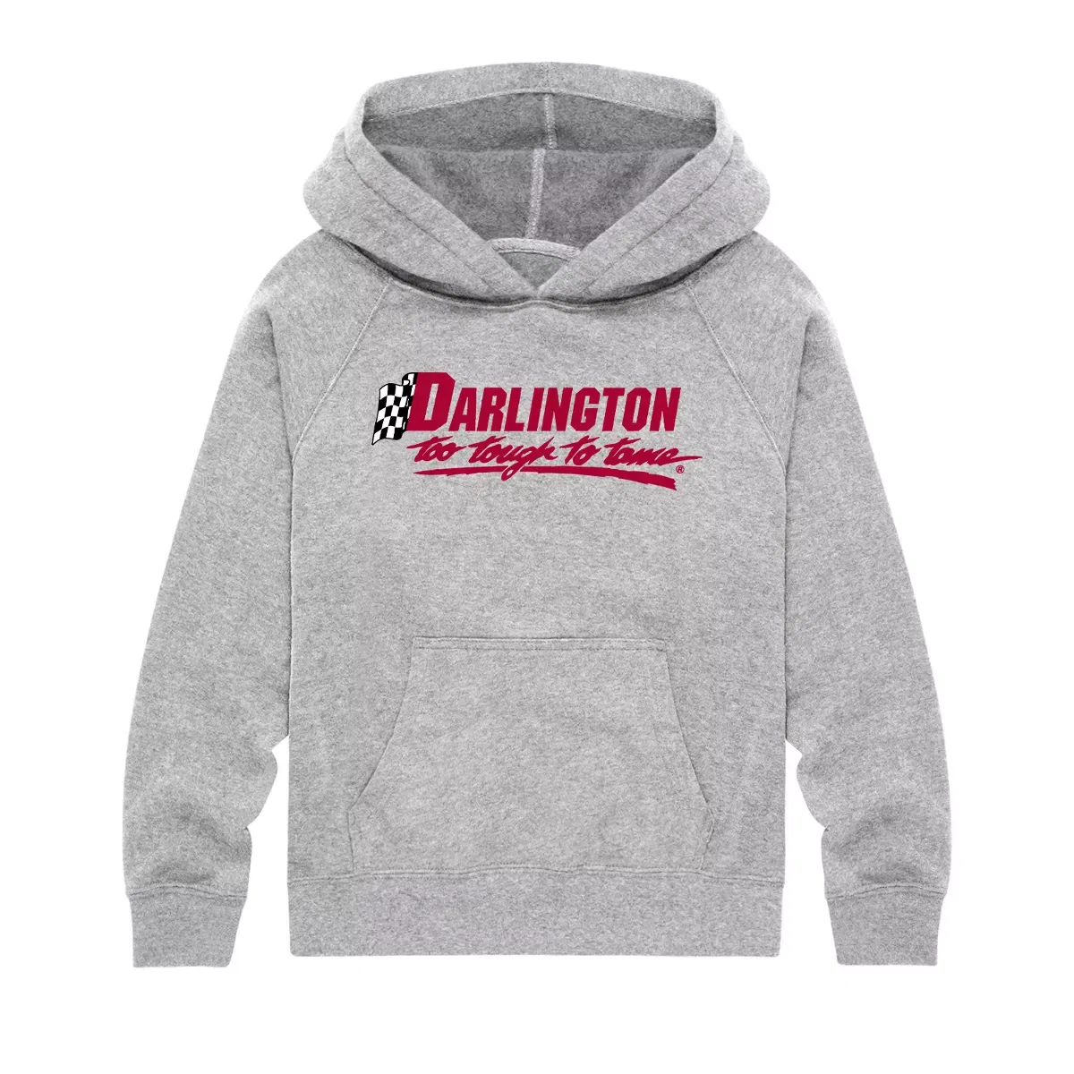 Детское худи для мальчиков с принтом Darlington Too Tough To Tame NASCAR, Athletic Heather