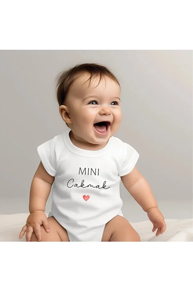 Детское боди для новорожденных с принтом Personalized Baby Bodysuit With Family Name Newborn Gift Lafazan, White — фото 3