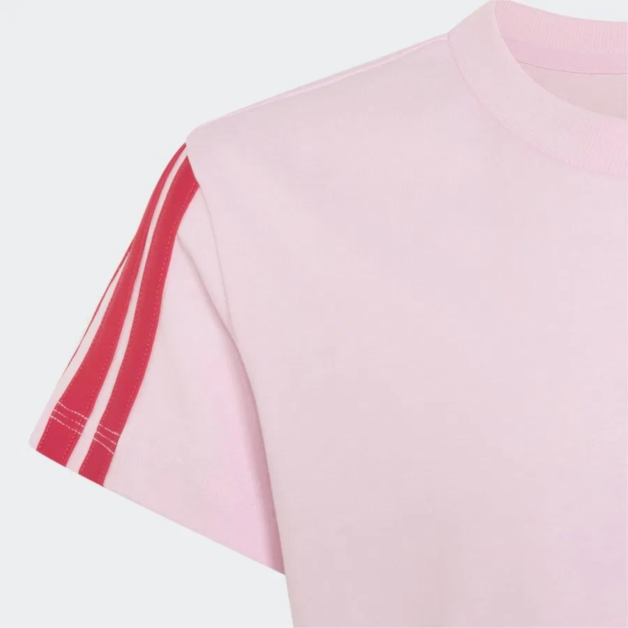 Детская футболка с коротким рукавом adidas Essentials, Розовый — фото 3