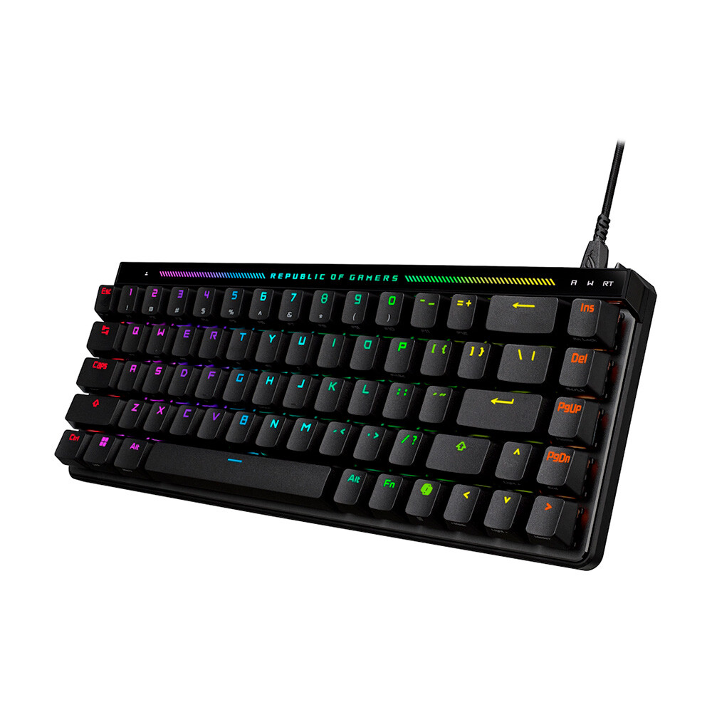 Клавиатура игровая аналоговая механическая проводная Asus ROG Falchion Ace HFX, ROG HFX, черный, английская раскладка — фото 4