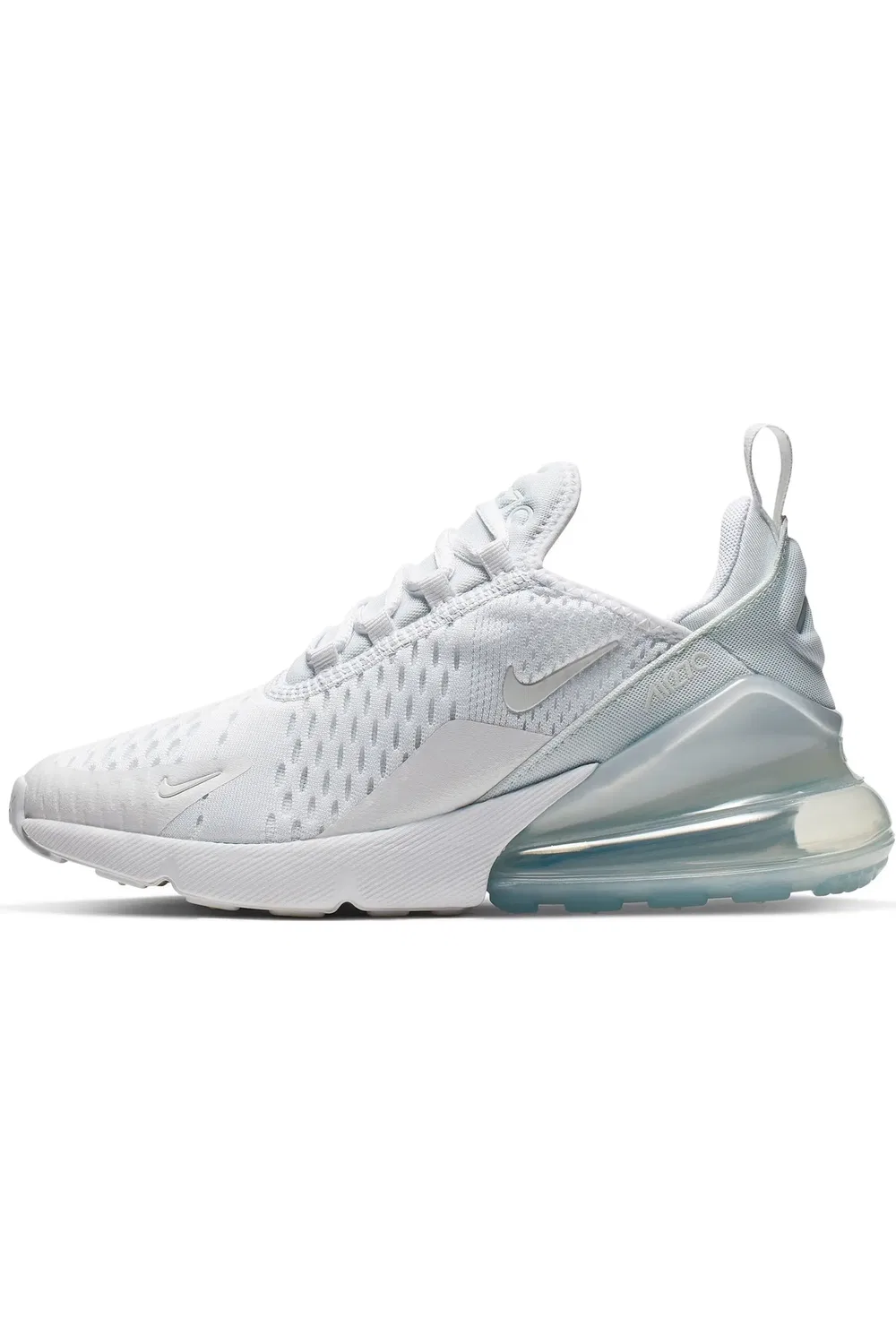 Кроссовки детские с амортизацией Air Max 270 Nike, 103 белый/белый — фото 2