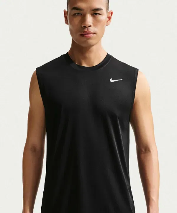 Майка тренировочная Nike Dri-FIT, черный матовый