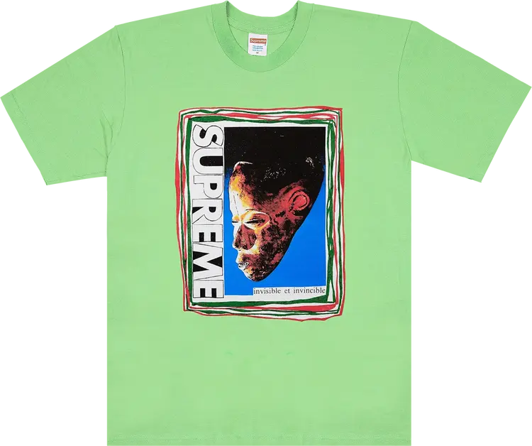 

Футболка Supreme Mask Tee 'Lime', зеленый