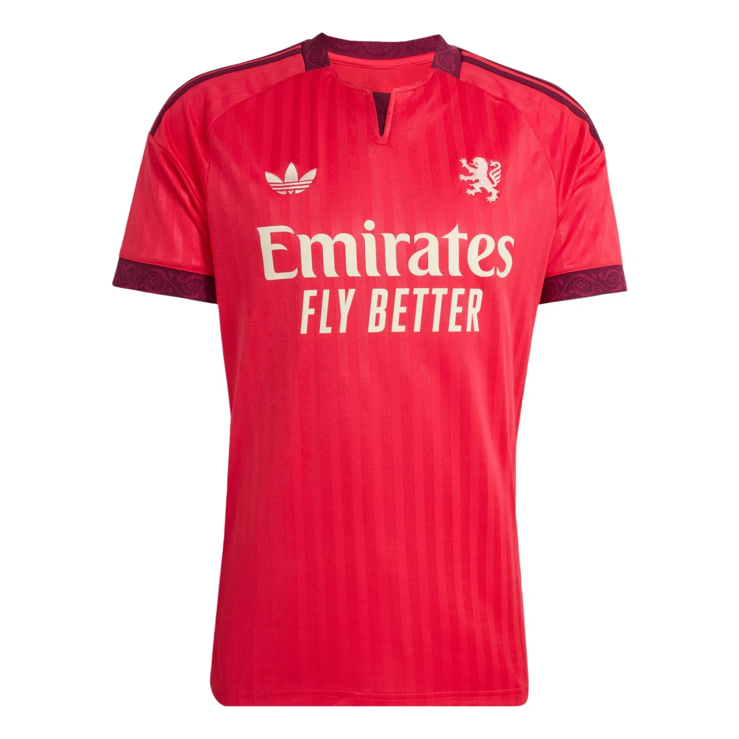 Рубашка Adidas Performance Olympique Lyon 26/27 малинового цвета — фото 2