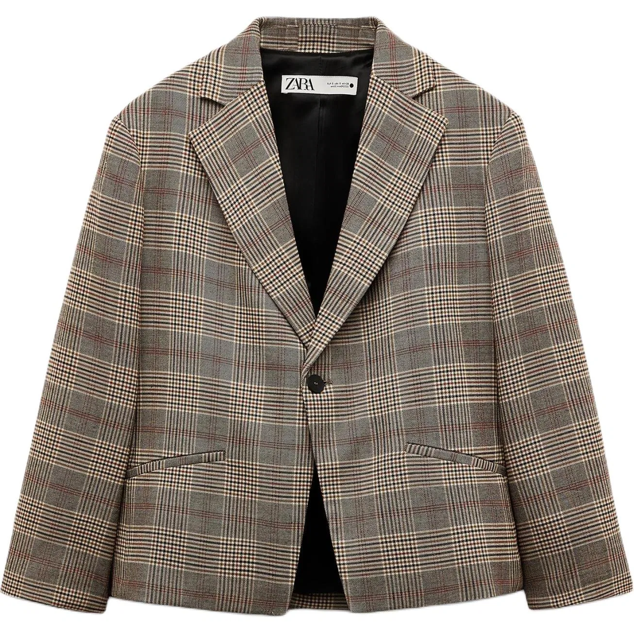 ZARA Женский деловой костюм ZW Series, Sand/Brown