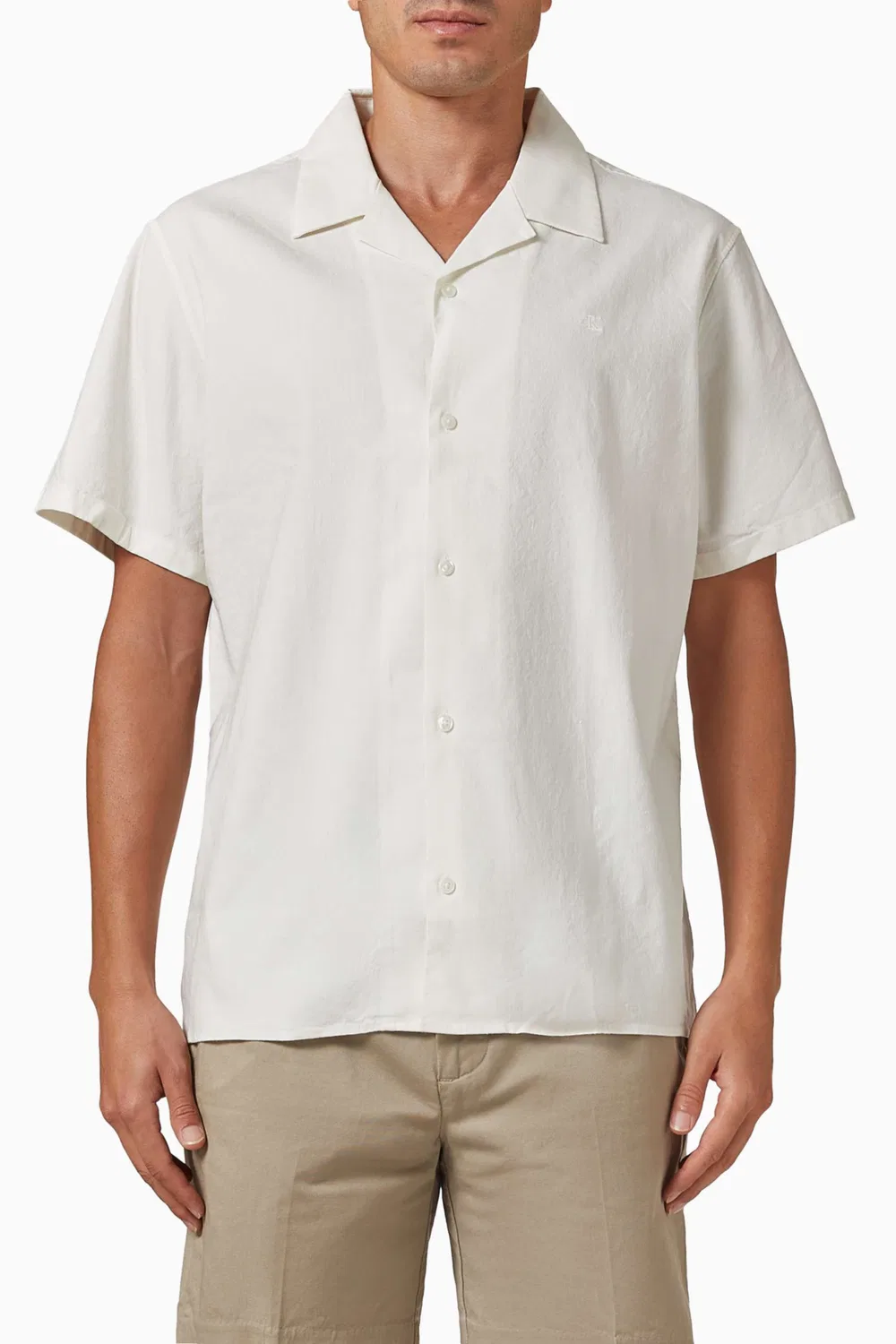 Рубашка с коротким рукавом Camp Shirt Calvin Klein