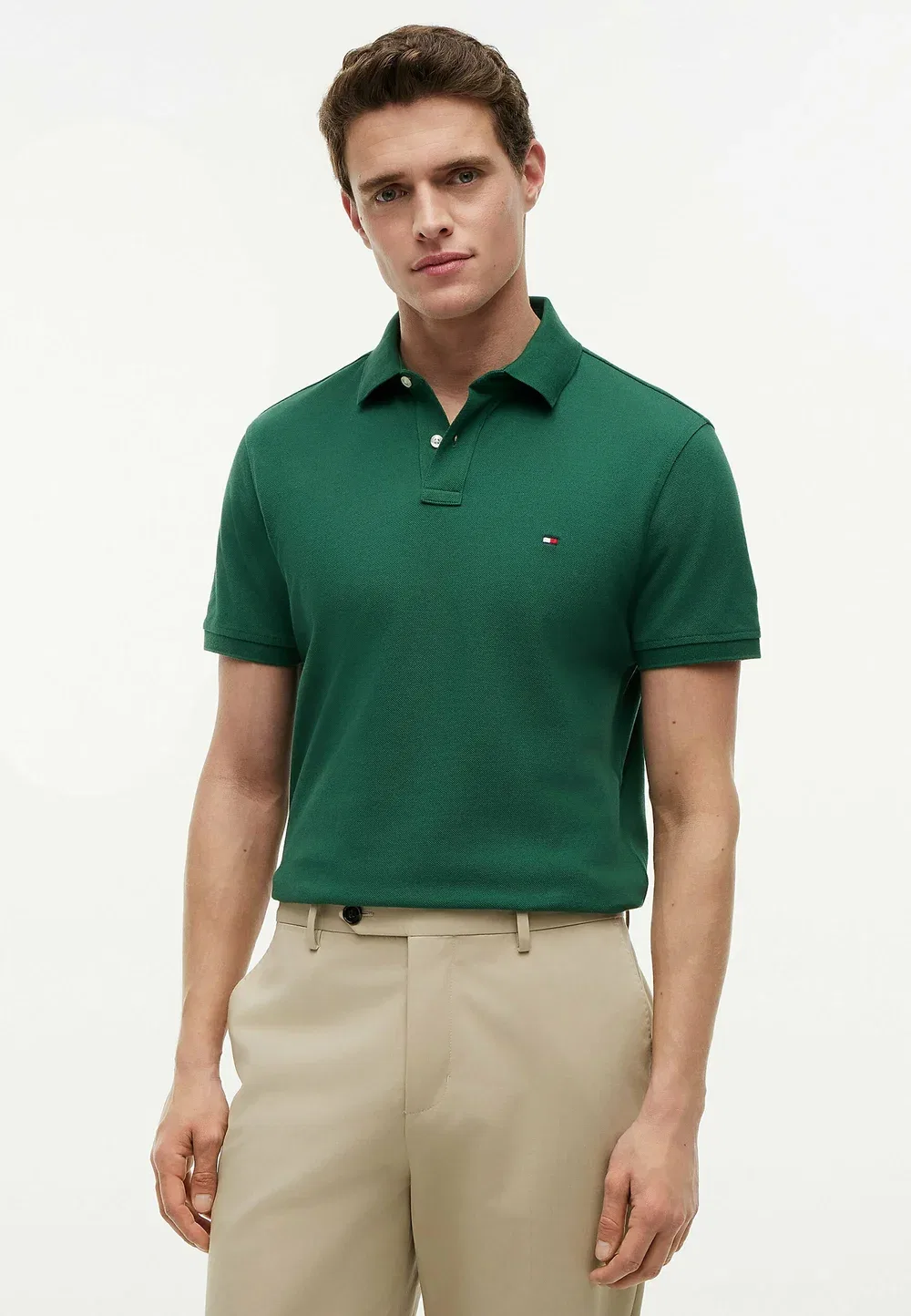 Поло 1985 года, обычная рубашка поло Tommy Hilfiger, Street Green
