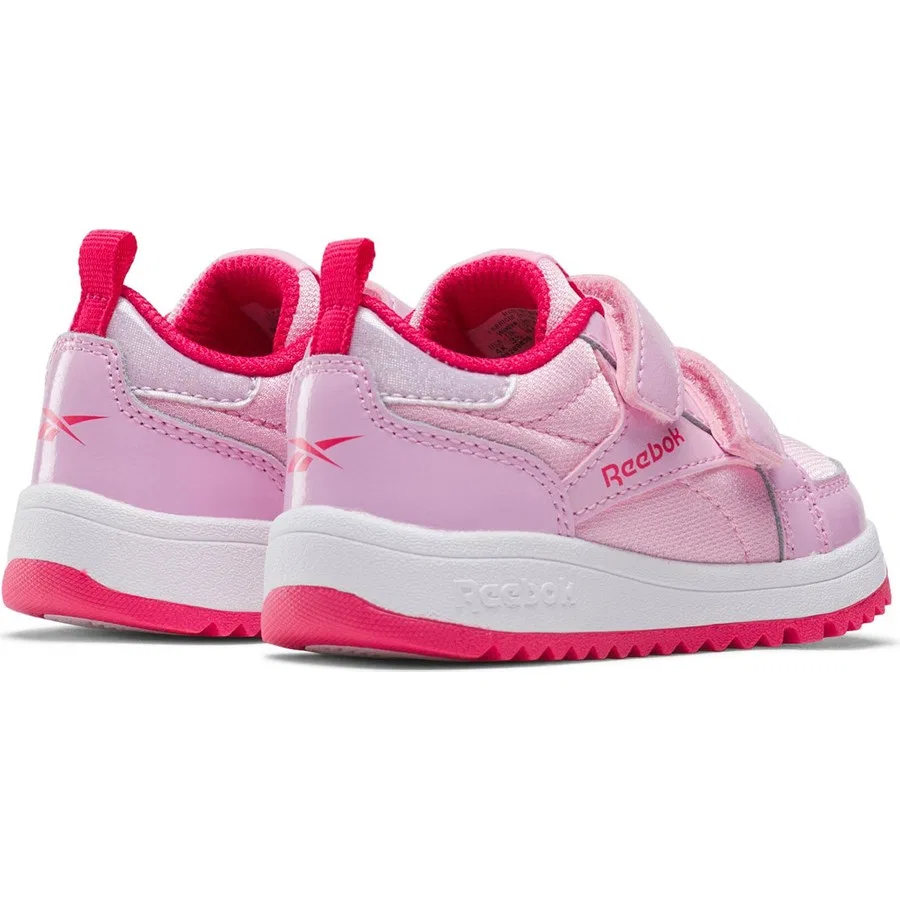 Детские кроссовки с липучками Weebok Clasp Low Reebok, Красный — фото 2