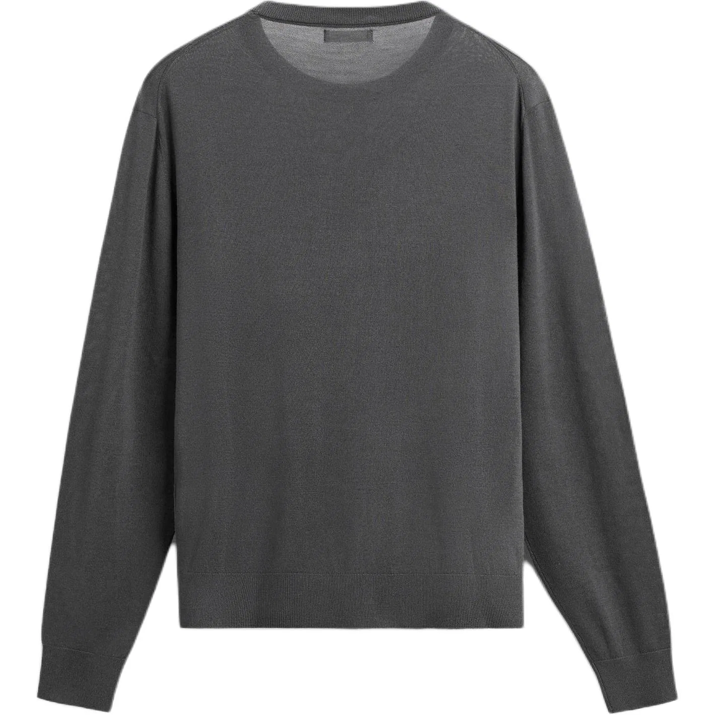 Мужской свитер с круглым вырезом, Olive Green, ZARA — фото 4