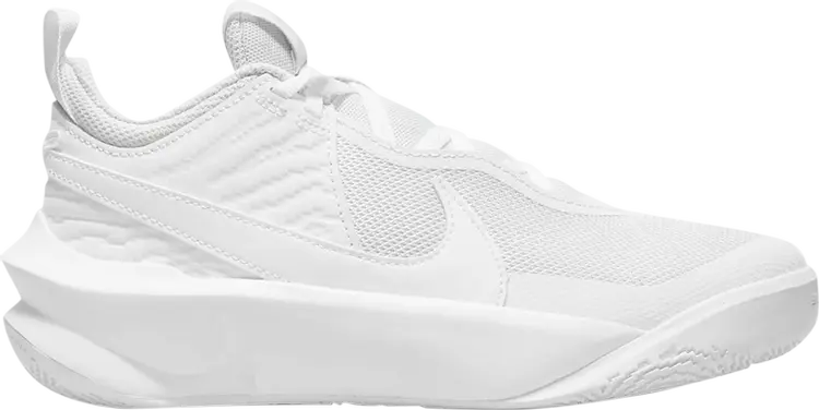 

Кроссовки Nike Team Hustle D10 GS 'White Photon Dust', белый
