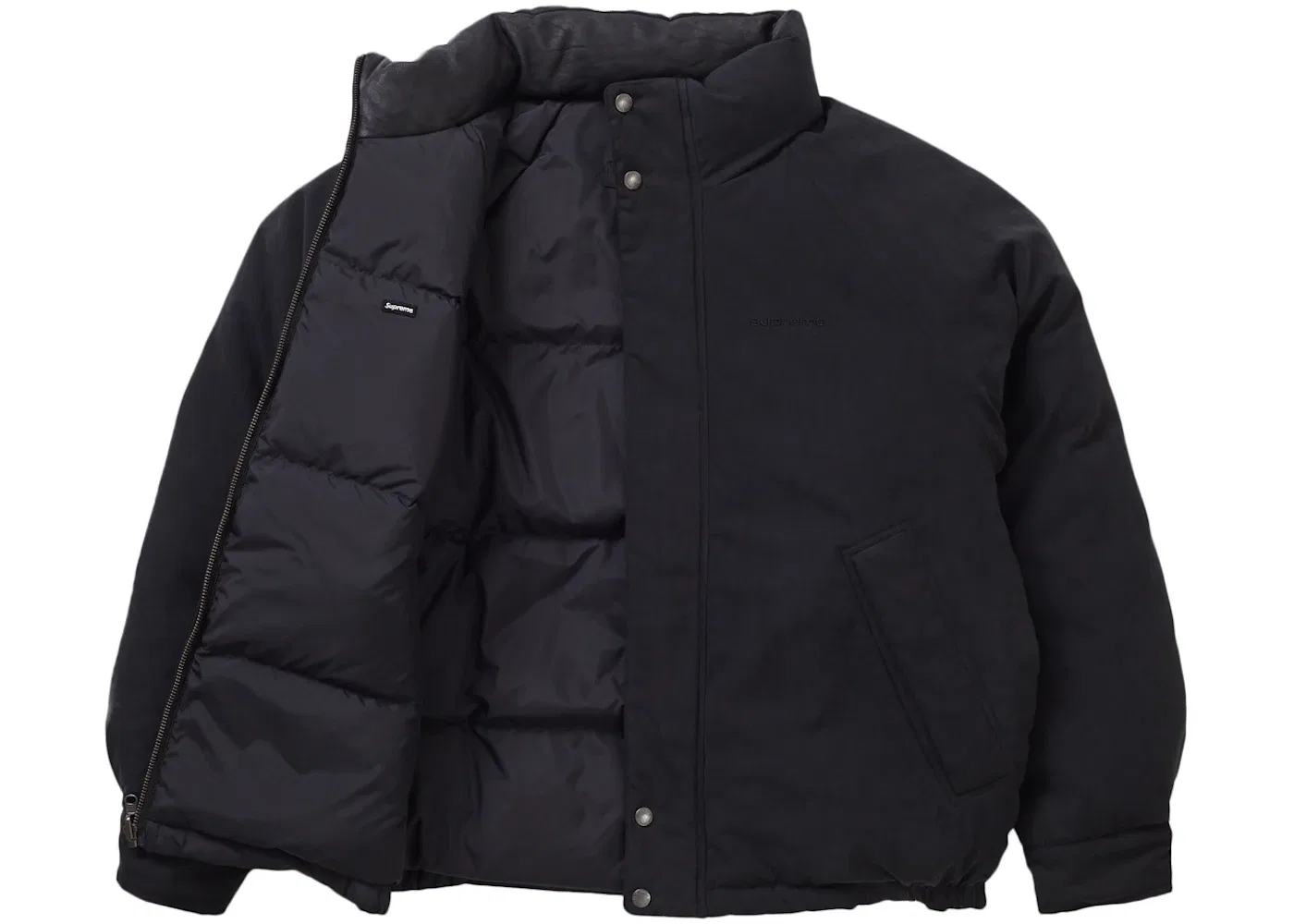 Мужская куртка-пуховик двусторонняя Supreme Jacket, Black — фото 2