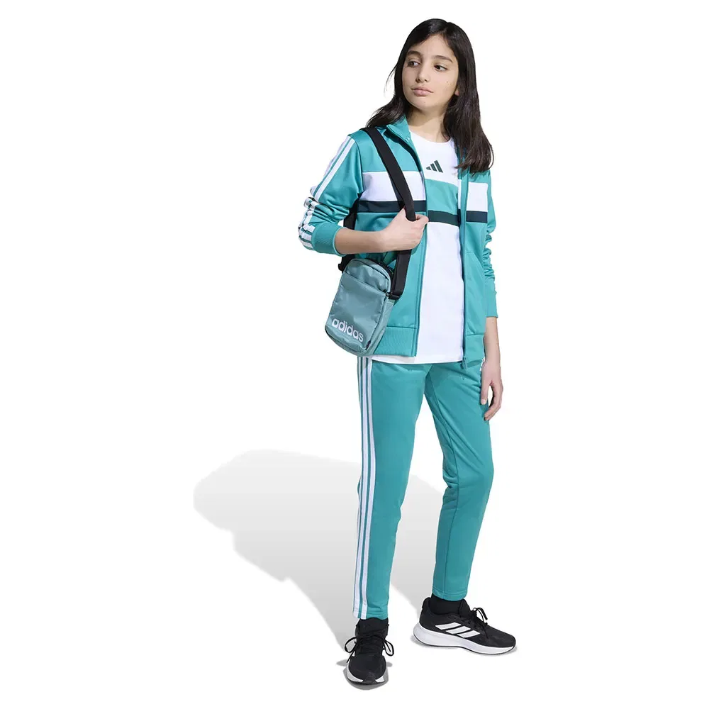 Детская футболка с коротким рукавом Tiberio 3 Stripes Adidas, White — фото 3