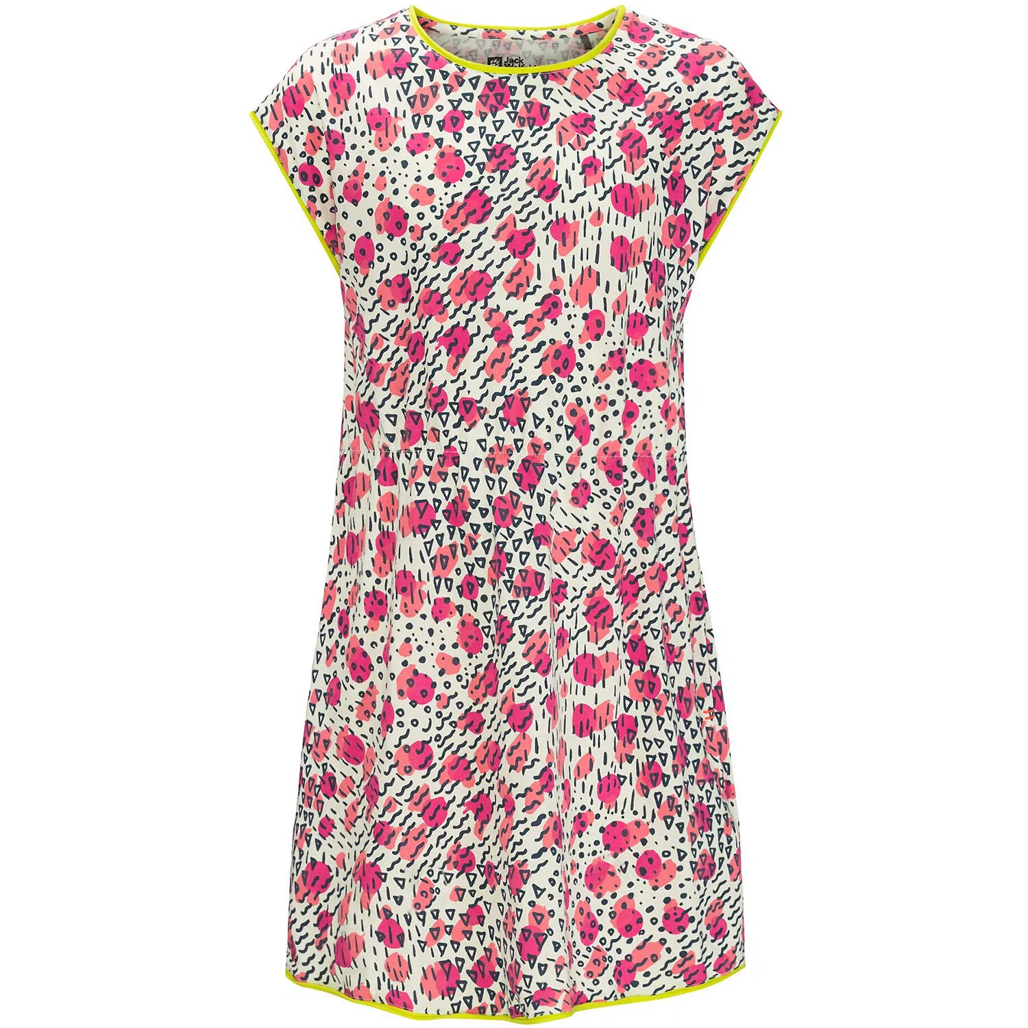 Детское платье с принтом GIRLS VILLI DRESS Jack Wolfskin, Rosa