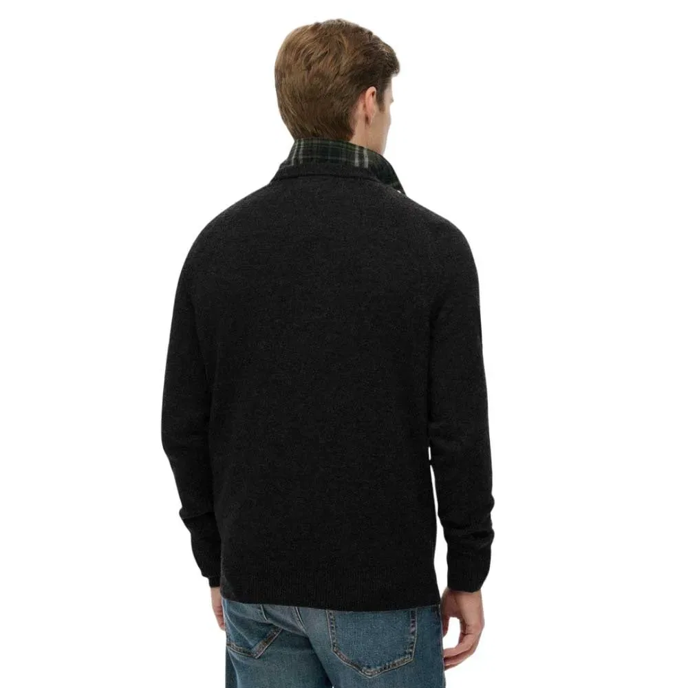 Свитер Wool Blend Superdry, черный — фото 2