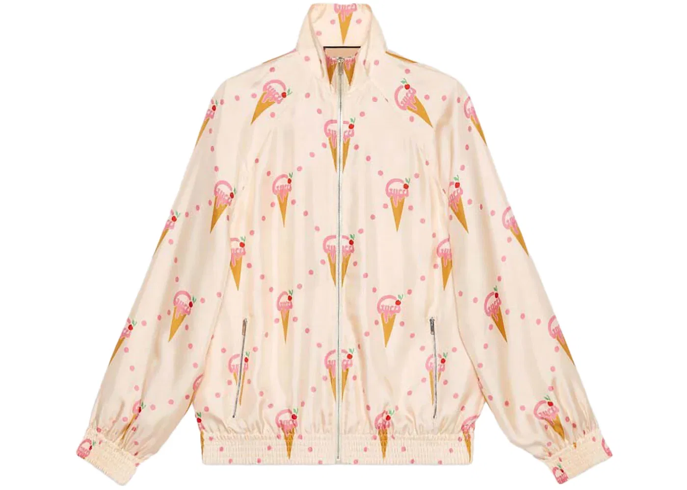Женская куртка с принтом Gucci Ice Cream Print Jacket Gucci, Pink