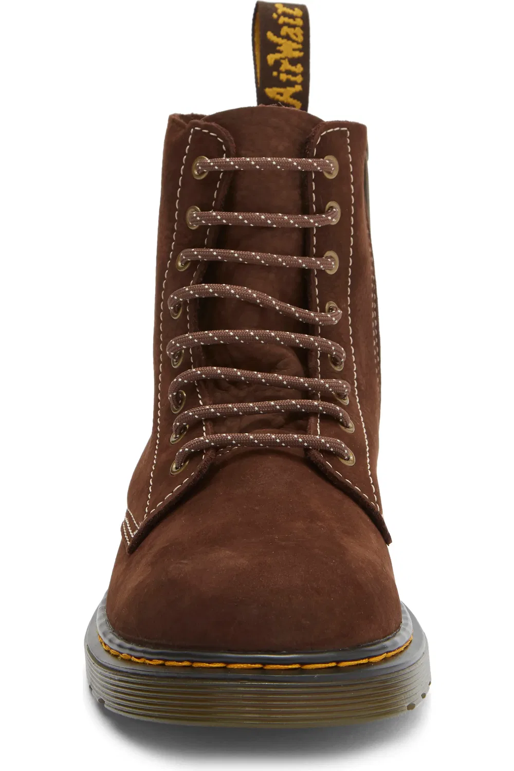 Ботинки детские Dr. Martens 1460 Pascal, шнурованные, темно-коричневый — фото 4