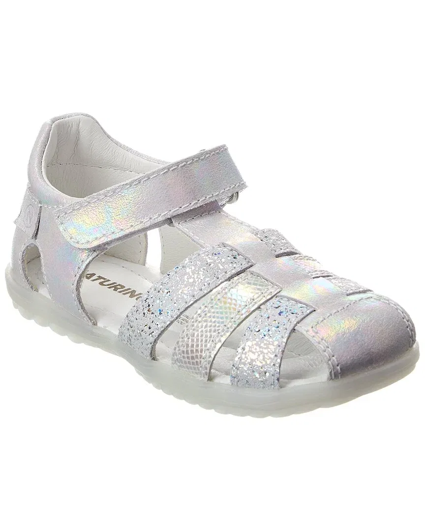 Детские сандалии на липучке See Naturino, Silver